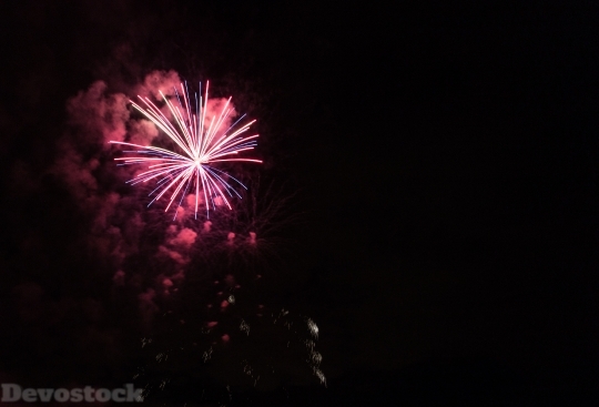 Devostock Fireworks New Year Chritmas 4K