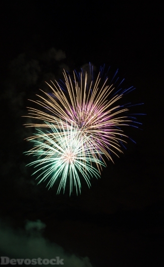 Devostock Fireworks Wishes NewYear 4K