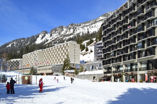 Devostock Flaine Ski Resort Frech 0 4K