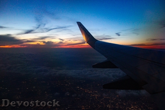 Devostock Flight Landscape Sky 123654 4K