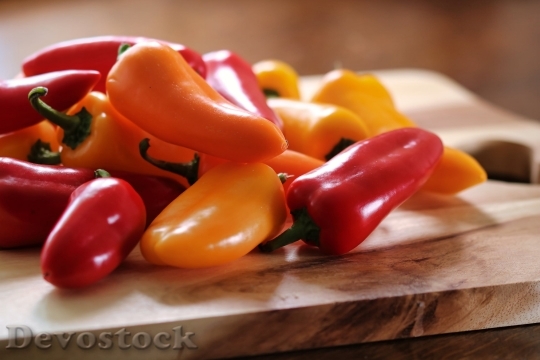 Devostock Food Chili Colorful 4K