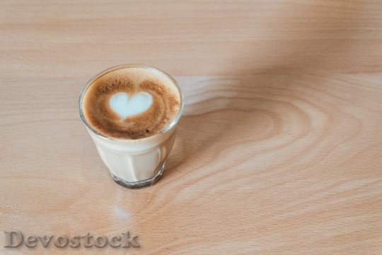 Devostock Food Coffee Milk 4K