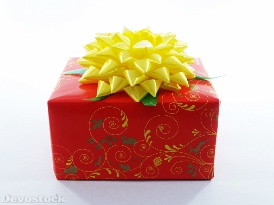 Devostock Gift Box Red Prsent 4K
