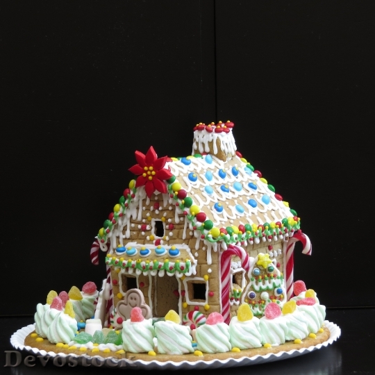 Devostock Gingerbread House Christmas Pastres 0 4K - Devostock Download ...