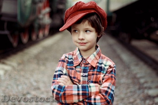 Devostock Handsome Boy Hat