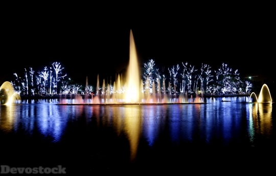 Devostock Ibirapuera Park Lights Niht 1 4K