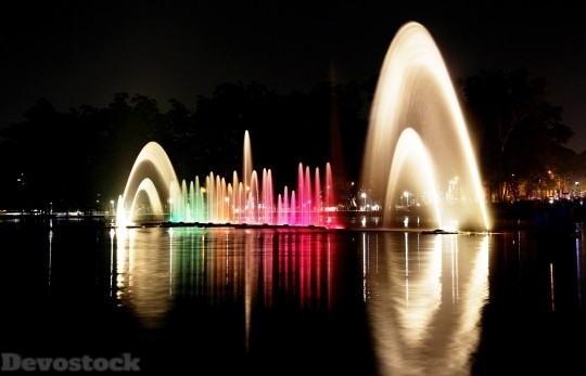 Devostock Ibirapuera Park Lights Niht 3 4K