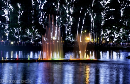 Devostock Ibirapuera Park Lights Niht 4 4K