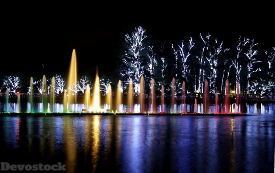 Devostock Ibirapuera Park Lights Niht 5 4K
