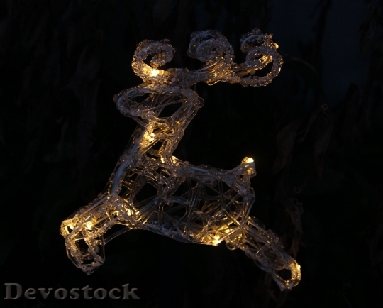 Devostock Lichterkette Reindeer Christmas 57347 4K