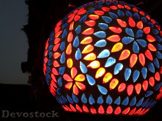 Devostock Light Art Night 86843 4K