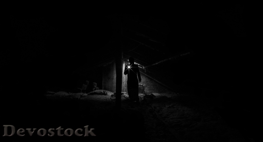 Devostock Light Black And White Landscape 16681 4K