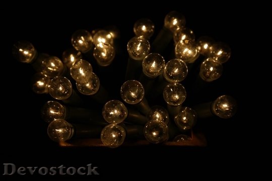 Devostock Light Bulbs Christmas Decoratins 3 4K