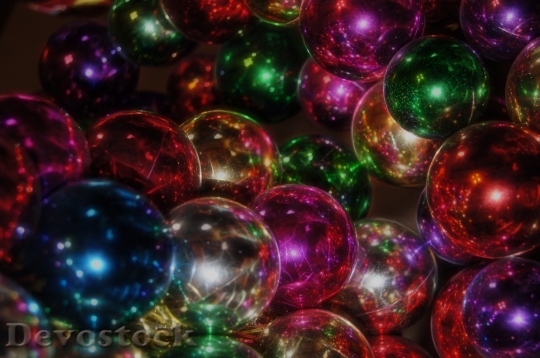 Devostock Light Christmas Glitter Efect 4K