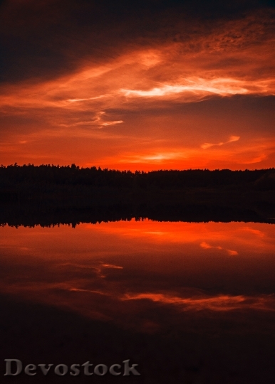 Devostock Light Dawn Landscape 154001 4K