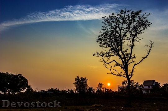 Devostock Light Dawn Landscape 61556 4K