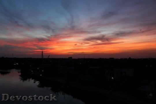 Devostock Light Dawn Landscape 90219 4K