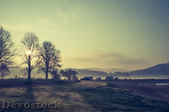 Devostock Light Dawn Landscape 90448 4K