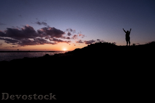 Devostock Light Landscape Sunset 36415 4K