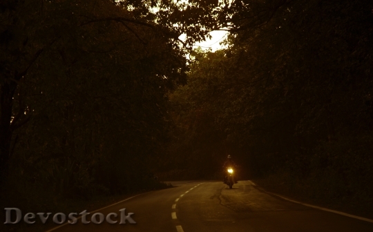 Devostock Light Road Landscape 56060 4K