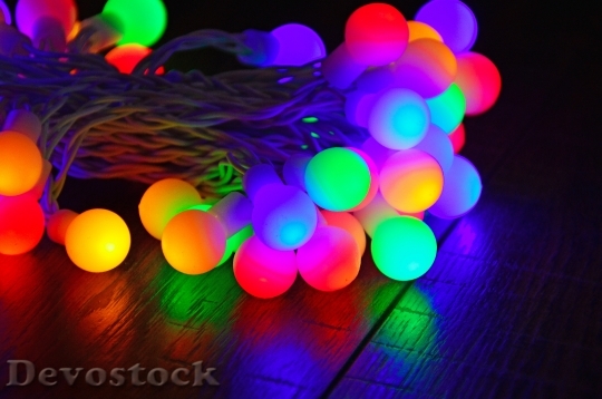 Devostock Lights Pattern Colorful 100141 4K