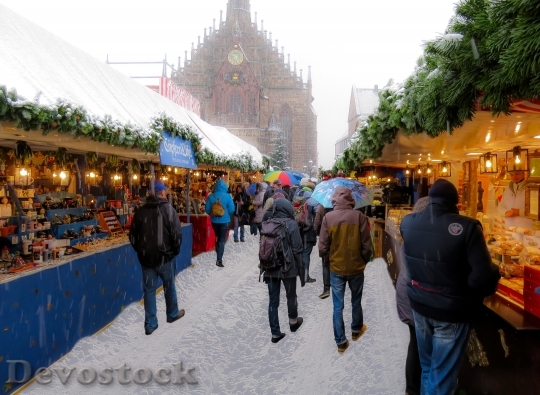 Devostock Nuremberg Christmas Market 104987 4K