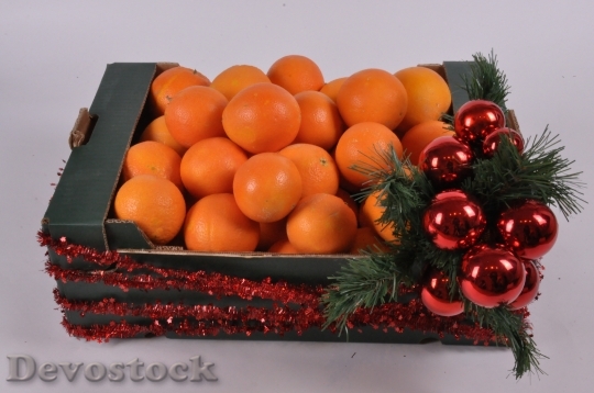 Devostock Oranges Christmas Fruit Chritmas 4K