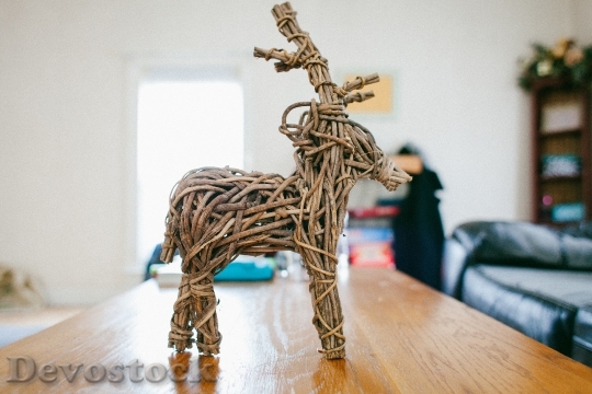 Devostock Reindeer Christmas Decoration 93359 4K