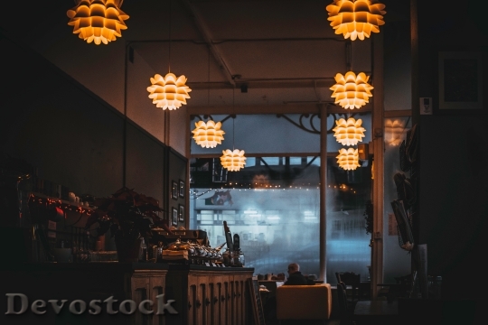Devostock Restaurant Lights Lamps 76538 4K