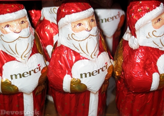 Devostock Santa Claus Chocolat Man 4K