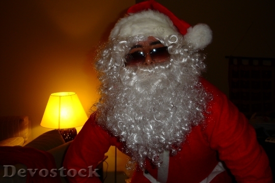 Devostock Santa Claus Christmas Cotume 4K