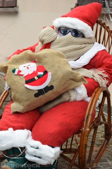 Devostock Santa Claus Snowman Chritmas 4K