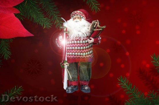 Devostock Santa Toy Christmas Clus 0 4K