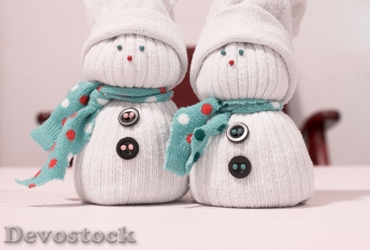 Devostock Snowman Holidays Christmas Winter 0 4K
