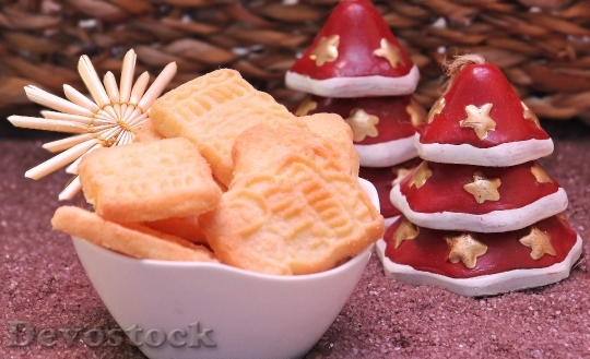 Devostock Speculaas Pastries Christmas Cookes 0 4K