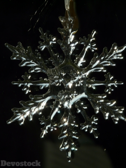 Devostock Star Snowflake Ice Crysal 1 4K