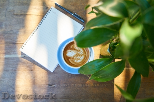 Devostock Wood Caffeine Coffee 45915 4K