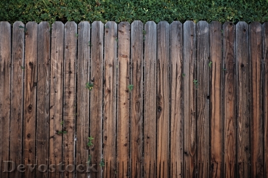 Devostock Wood Fence Wooden 11326 4K