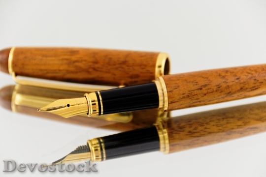 Devostock Wood Pen Gold 26160 4K