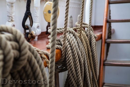 Devostock Wood Sailing Ladder 29846 4K