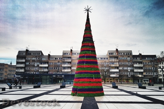 Devostock Wroclaw Mobile Christmas Citycape 4K