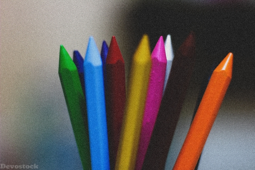 Devostock Colour Pencils Crayons Motley 1915340 4k