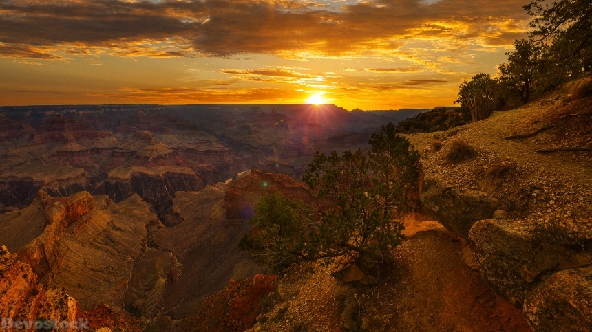 Devostock Grand Canyon Park USA Parks Sunrises And Sunsets 4K