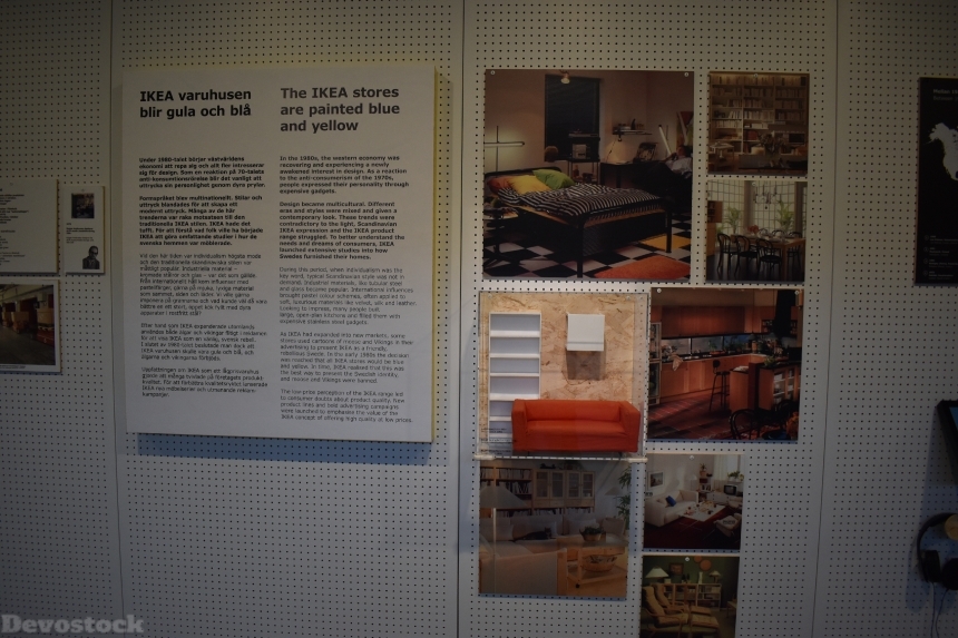 Devostock Ikea Museum Sweden Wall Display History Room 4k