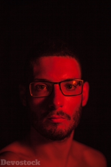 Devostock Lights Man Red Glasses 4K.jpeg