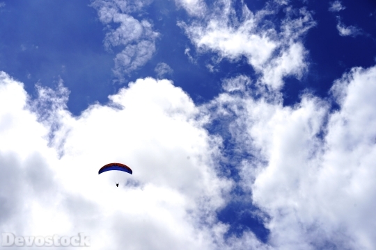 Devostock Nature View Sky Paragliding 4K
