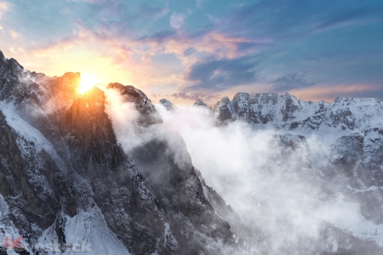 Devostock Sunrise In The Dolomites 5k 1w 4K