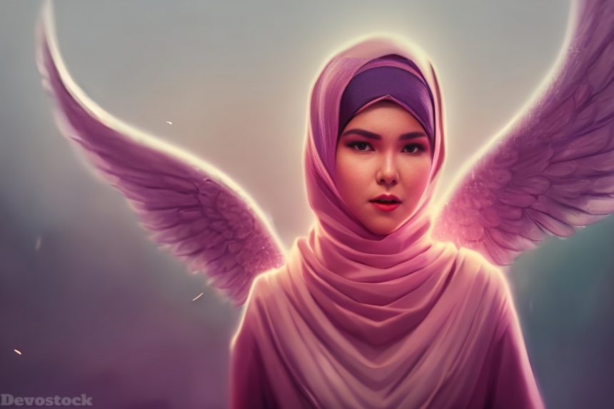 Muslim Beautiful angelic Girl Innocent 4k  (11)