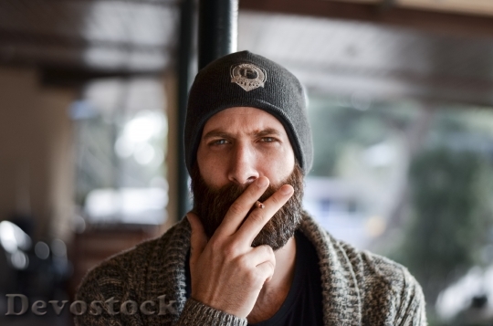 Devostock Adult Beard Cap