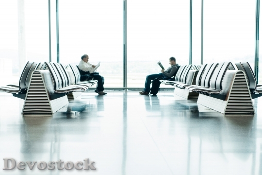 Devostock Airport Chair Indoors Waiting Terminal 